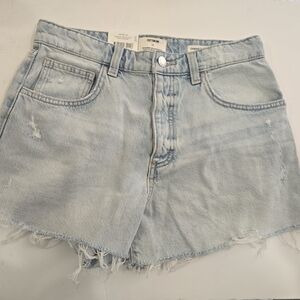 Light Blue Denim Shorts